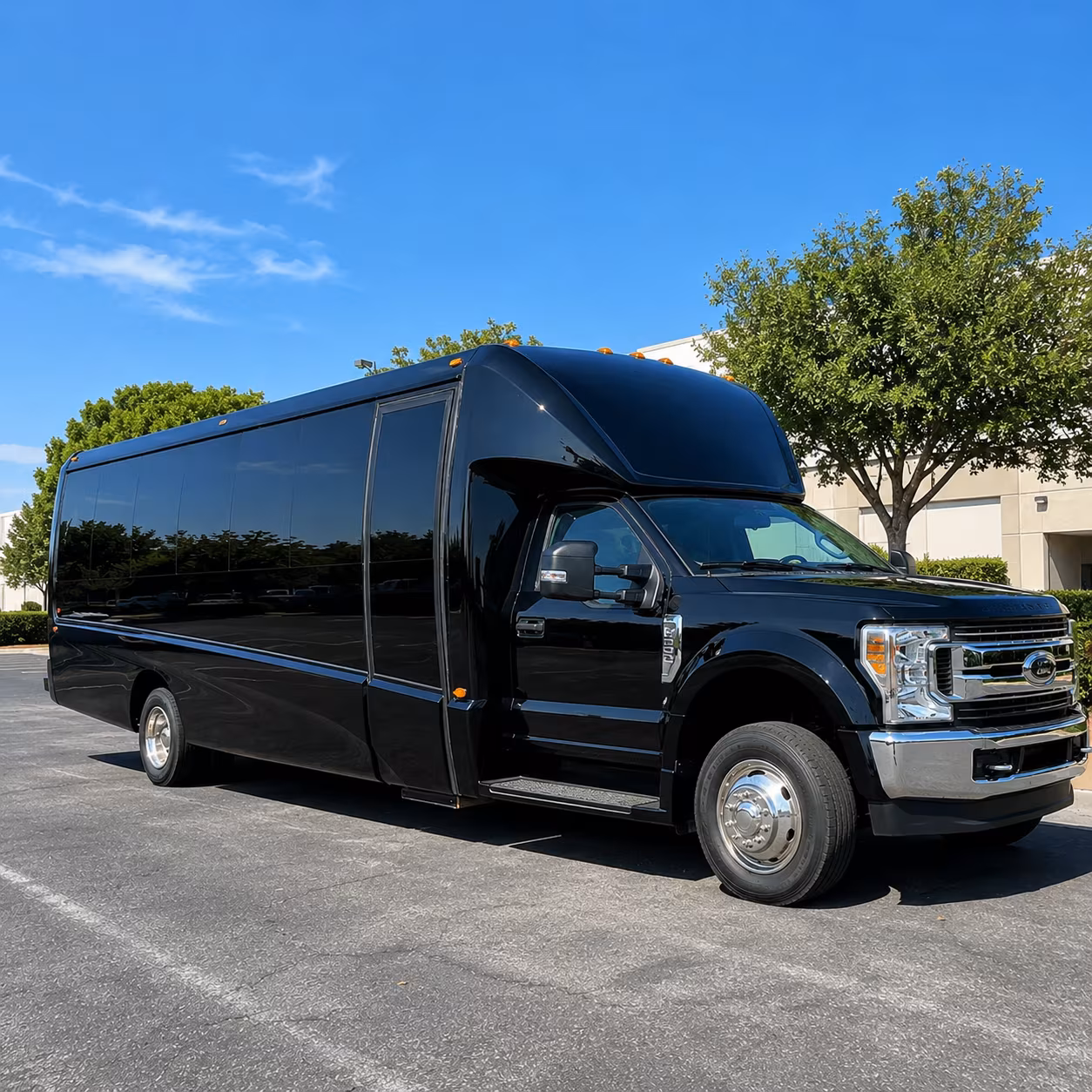 prom night bus rentals from round rock to austin venues