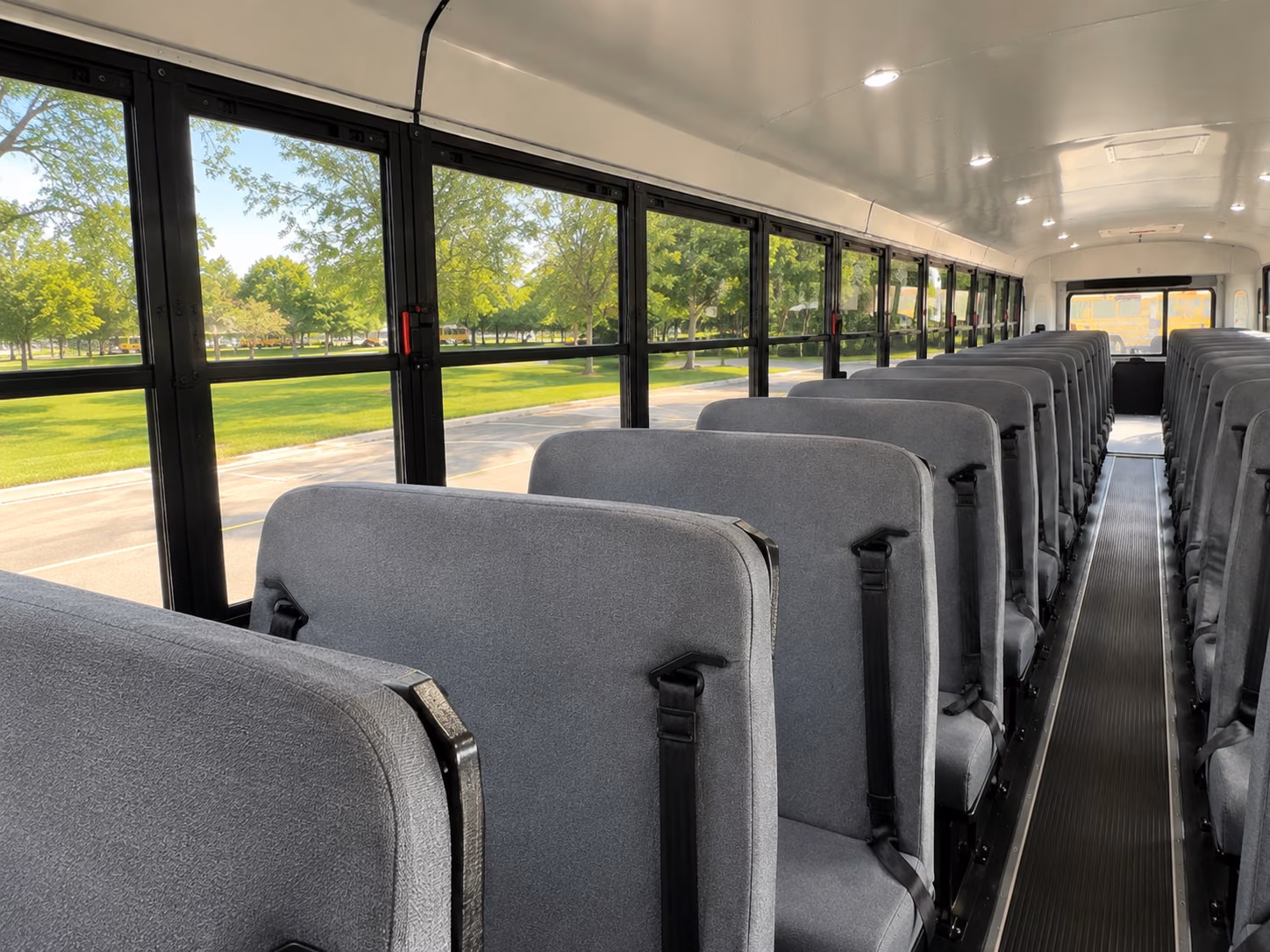 round rock school bus inside