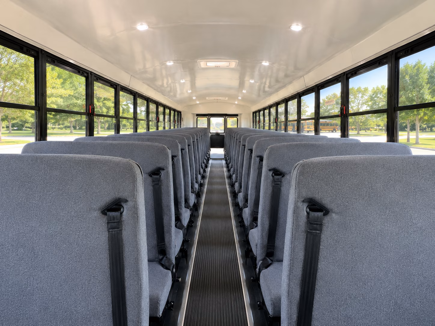 round rock school bus interior