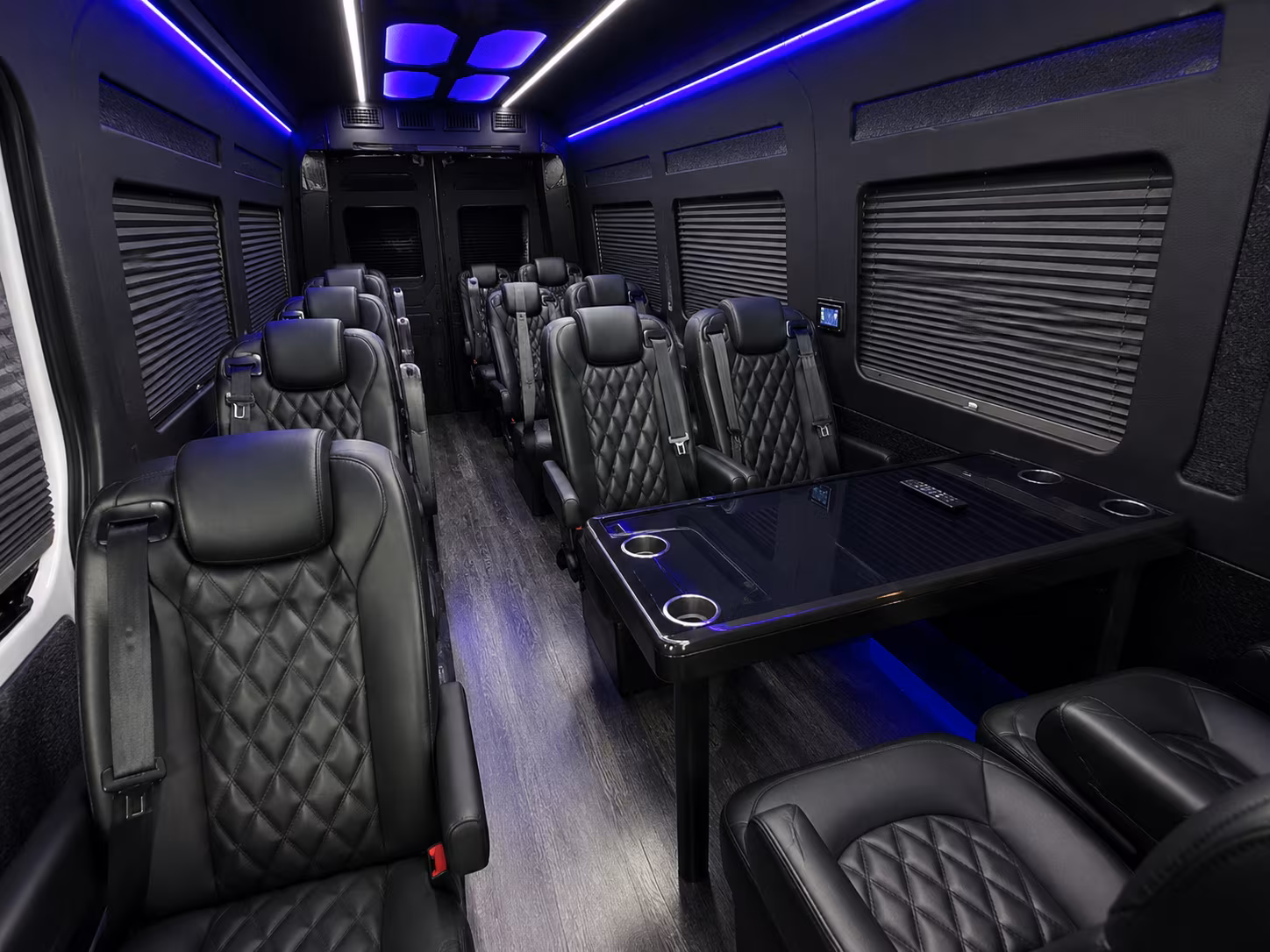 round rock sprinter van with driver inside