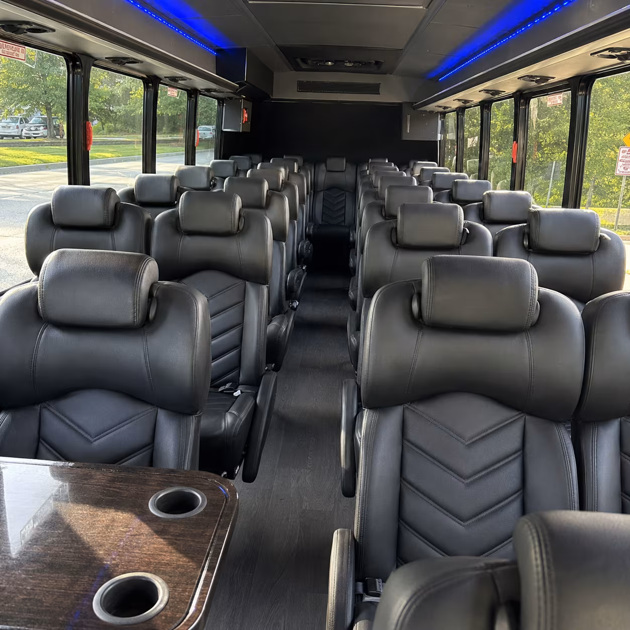 what kind of bus do i need for my trip in round rock and how does that change the price